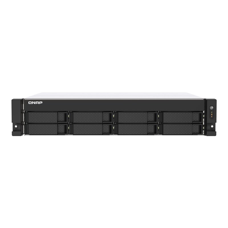 QNAP TS-873AEU-4G servidor de almacenamiento NAS Bastidor (2U) Ethernet Negro V1500B