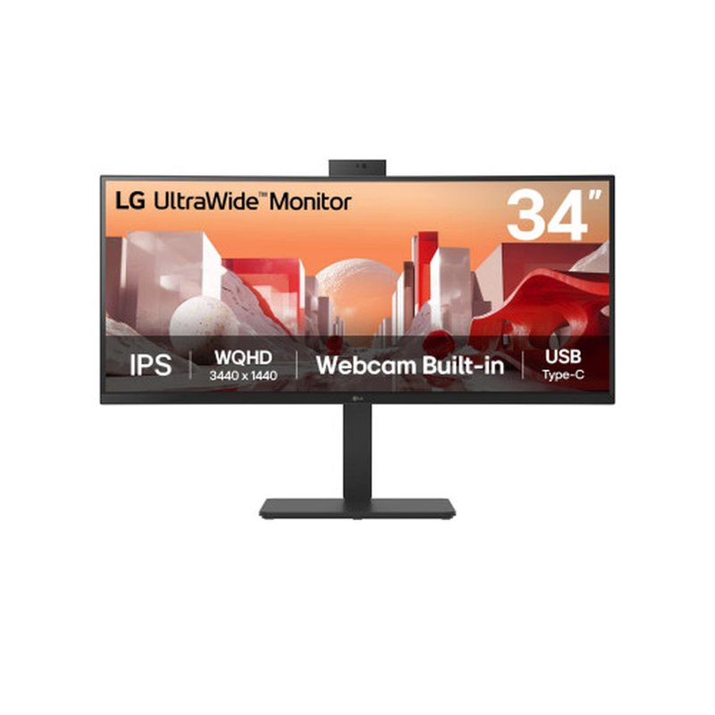 Reacondicionado | LG 34BA85QE-B pantalla para PC 86,4 cm (34") 3440 x 1440 Pixeles Wide Quad HD LCD Negro