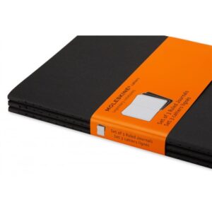 MOLESKINE Paq.3 libretas Cahier L rayas negro MOLESKINE Paq.3 libretas Cahier L rayas negro