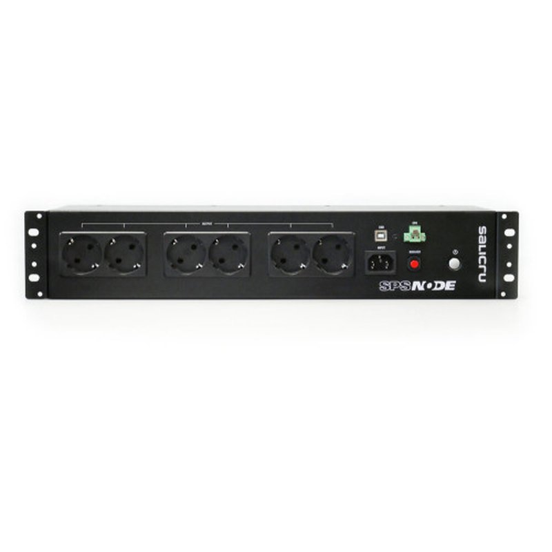 Salicru SPS 900 Node sistema de alimentación ininterrumpida (UPS) En espera (Fuera de línea) o Standby (Offline) 0,9 kVA 480 W 8 salidas AC Salicru SPS 900 Node sistema de alimentación ininterrumpida (UPS) En espera (Fuera de línea) o Standby (Offline) 0,9 kVA 480 W 8 salidas AC - Imagen 2