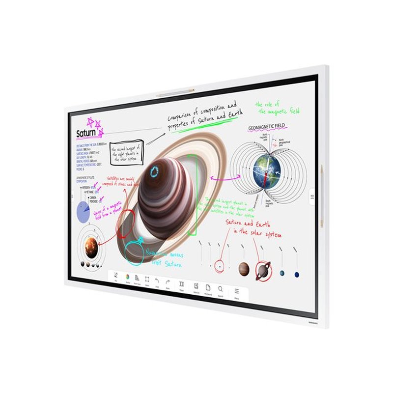 Samsung WM55B Pantalla plana para señalización digital 139,7 cm (55") VA Wifi 350 cd / m² 4K Ultra HD Blanco Pantalla táctil Procesador incorporado Tizen 6.5 16/7 Samsung WM55B Pantalla plana para señalización digital 139,7 cm (55") VA Wifi 350 cd / m² 4K Ultra HD Blanco Pantalla táctil Procesador incorporado Tizen 6.5 16/7 - Imagen 2