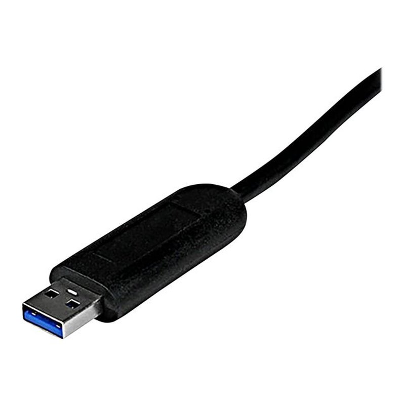 StarTech.com Adaptador Concentrador Hub Ladrón USB 3.0 Super Speed Portátil de 4 Puertos Salidas - Negro - Imagen 6