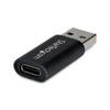 StarTech.com Adaptador USB-A Macho a USB-C Hembra - Conversor a USB a Tipo C - USB a USB Tipo C - 10Gbps - 5V 900mA - Adaptador USB para Hubs o Cargadores