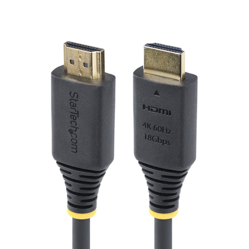 StarTech.com Cable HDMI Certificado Premium de Alta Velocidad de 2,4m - 4K 60Hz/1440p 144Hz - HDR10/HDCP 2.2/ARC - 18Gbps - Cable HDMI 2.0 UHD - Recubrimiento de TPE StarTech.com Cable HDMI Certificado Premium de Alta Velocidad de 2,4m - 4K 60Hz/1440p 144Hz - HDR10/HDCP 2.2/ARC - 18Gbps - Cable HDMI 2.0 UHD - Recubrimiento de TPE