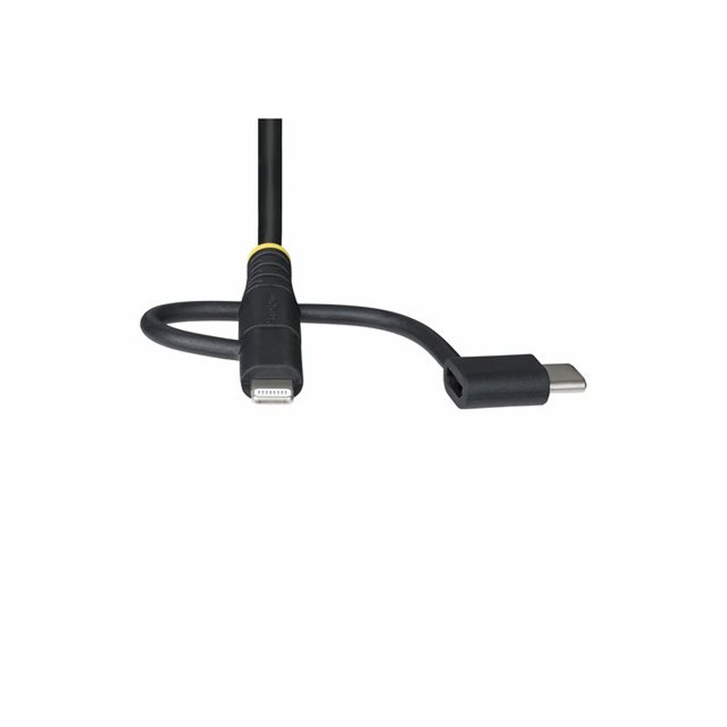 StarTech.com Cable Multicarga Resistente USB de 1m - Lightning/Micro-USB/USB-C - Certificado Apple MFi - Recubrimiento de Aramida - Cable Cargador USB Tipo C 3 en 1 - para iPhone/iPad/Android StarTech.com Cable Multicarga Resistente USB de 1m - Lightning/Micro-USB/USB-C - Certificado Apple MFi - Recubrimiento de Aramida - Cable Cargador USB Tipo C 3 en 1 - para iPhone/iPad/Android - Imagen 6