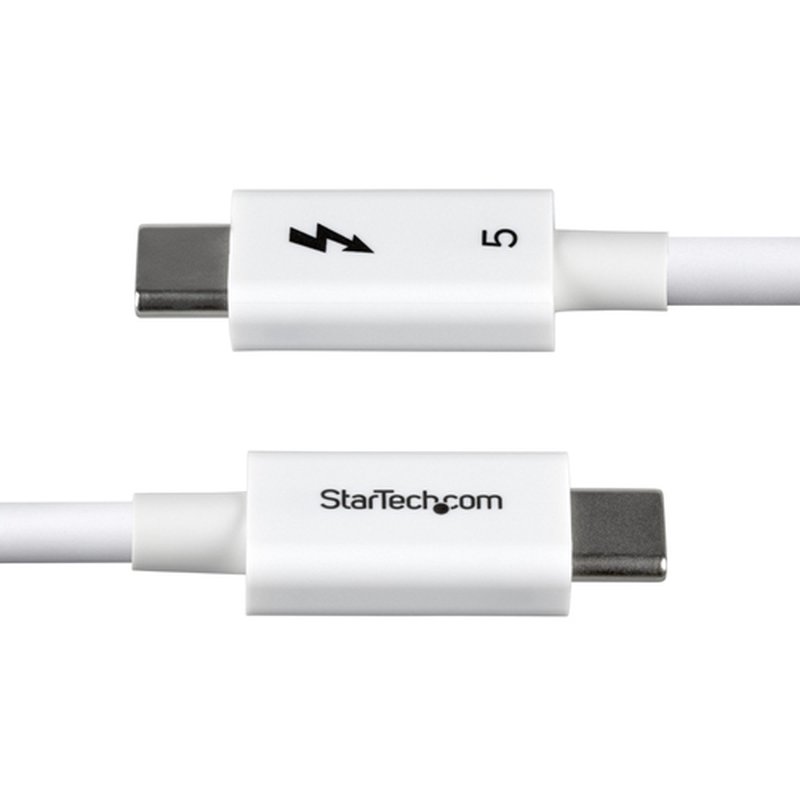 StarTech.com Cable Thunderbolt 5 Certificado de 1m - 80Gbps/120Gbps - 8K60Hz - PD 240W - Cable Thunderbolt Certificado - Compatible con Thunderbolt 4/USB4/USB-C/USB Tipo C - Blanco StarTech.com Cable Thunderbolt 5 Certificado de 1m - 80Gbps/120Gbps - 8K60Hz - PD 240W - Cable Thunderbolt Certificado - Compatible con Thunderbolt 4/USB4/USB-C/USB Tipo C - Blanco - Imagen 3