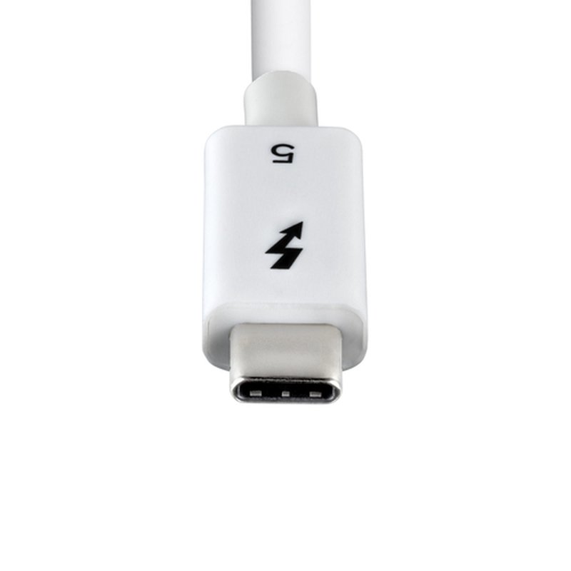 StarTech.com Cable Thunderbolt 5 Certificado de 50cm - 80Gbps/120Gbps - 8K60Hz - PD 240W - Cable Thunderbolt Certificado - Compatible con Thunderbolt 4/USB4/USB-C/USB Tipo C - Blanco StarTech.com Cable Thunderbolt 5 Certificado de 50cm - 80Gbps/120Gbps - 8K60Hz - PD 240W - Cable Thunderbolt Certificado - Compatible con Thunderbolt 4/USB4/USB-C/USB Tipo C - Blanco - Imagen 4