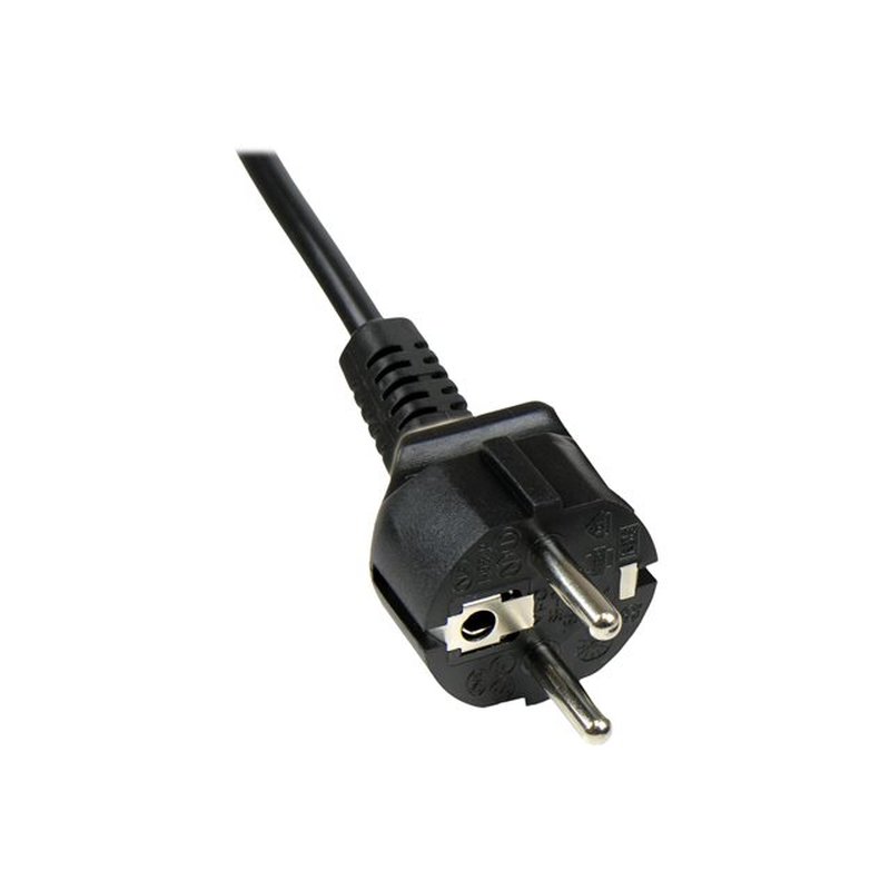 StarTech.com Cable de 2m de Alimentación para Portátiles, Enchufe UE a C5, 2,5A 250V, 18AWG, Cable de Repuesto para Cargador, Cable Hoja de Trébol Mickey Mouse, Cable para Europa, UL - Imagen 3