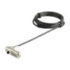 StarTech.com Cable de 2m de Seguridad para Ordenador Portátil - con Candado - para Ranura Nano - de Combinación