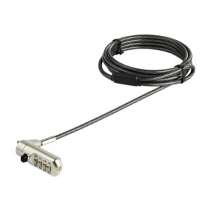 StarTech.com Cable de 2m de Seguridad para Ordenador Portátil - con Candado - para Ranura Nano - de Combinación