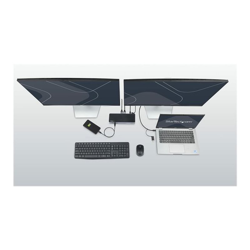 StarTech.com Docking Station Universal para Portátil - Replicador de Puertos Híbrido USB-C/-A - 2x HDMI y DP 4K - PD 100W - Mac / Windows / Chrome OS - Hub Ladrón de 4 Puertos USB - Ethernet StarTech.com Docking Station Universal para Portátil - Replicador de Puertos Híbrido USB-C/-A - 2x HDMI y DP 4K - PD 100W - Mac / Windows / Chrome OS - Hub Ladrón de 4 Puertos USB - Ethernet - Imagen 12