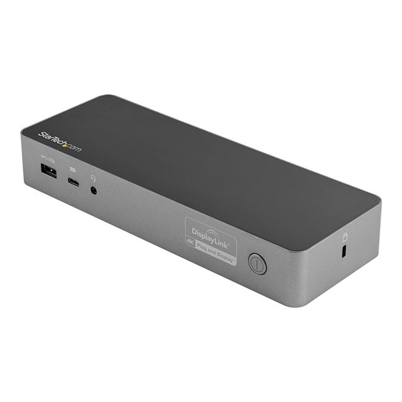 StarTech.com Docking Station Universal para Portátil - Replicador de Puertos Híbrido USB-C/-A - 2x HDMI y DP 4K - PD 100W - Mac / Windows / Chrome OS - Hub Ladrón de 4 Puertos USB - Ethernet StarTech.com Docking Station Universal para Portátil - Replicador de Puertos Híbrido USB-C/-A - 2x HDMI y DP 4K - PD 100W - Mac / Windows / Chrome OS - Hub Ladrón de 4 Puertos USB - Ethernet - Imagen 2