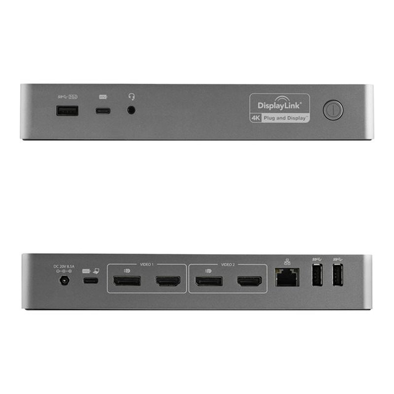 StarTech.com Docking Station Universal para Portátil - Replicador de Puertos Híbrido USB-C/-A - 2x HDMI y DP 4K - PD 100W - Mac / Windows / Chrome OS - Hub Ladrón de 4 Puertos USB - Ethernet StarTech.com Docking Station Universal para Portátil - Replicador de Puertos Híbrido USB-C/-A - 2x HDMI y DP 4K - PD 100W - Mac / Windows / Chrome OS - Hub Ladrón de 4 Puertos USB - Ethernet - Imagen 4