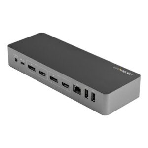 StarTech.com Docking Station Universal para Portátil - Replicador de Puertos Híbrido USB-C/-A - 2x HDMI y DP 4K - PD 100W - Mac / Windows / Chrome OS - Hub Ladrón de 4 Puertos USB - Ethernet StarTech.com Docking Station Universal para Portátil - Replicador de Puertos Híbrido USB-C/-A - 2x HDMI y DP 4K - PD 100W - Mac / Windows / Chrome OS - Hub Ladrón de 4 Puertos USB - Ethernet