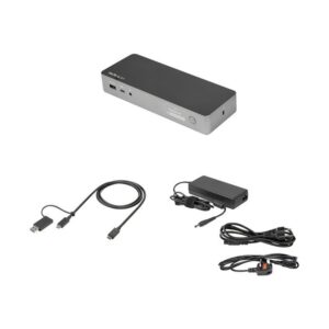 StarTech.com Docking Station Universal para Portátil - Replicador de Puertos Híbrido USB-C/-A - 2x HDMI y DP 4K - PD 100W - Mac / Windows / Chrome OS - Hub Ladrón de 4 Puertos USB - Ethernet StarTech.com Docking Station Universal para Portátil - Replicador de Puertos Híbrido USB-C/-A - 2x HDMI y DP 4K - PD 100W - Mac / Windows / Chrome OS - Hub Ladrón de 4 Puertos USB - Ethernet