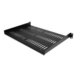 StarTech.com Estante Ventilado 1U para Armario Rack de Servidores - Bandeja Universal Voladiza para Montaje en Rack de 19" - Capacidad de 25kg - de 12" (30,5cm) de Profundidad