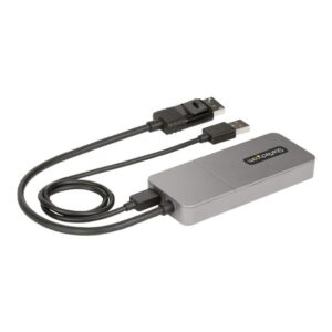 StarTech.com Hub MST de 3 Puertos - Multiplicador Divisor DisplayPort a 3 Puertos HDMI 4K60Hz - Adaptador Gráfico DP 1.4 Multimonitor - Cable de 30cm - Alimentado por USB - Solo Windows