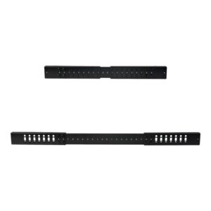 StarTech.com Rack de Marco Abierto con Profundidad Ajustable de 4 Columnas 12U y 19 Pulgadas con Ruedas/Niveladores y Anillas de Gestión de Cableado - Armario Rack Autoportante con Ruedas - (4POSTRACK12U)