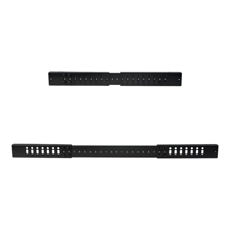 StarTech.com Rack de Marco Abierto con Profundidad Ajustable de 4 Columnas 12U y 19 Pulgadas con Ruedas/Niveladores y Anillas de Gestión de Cableado - Armario Rack Autoportante con Ruedas - (4POSTRACK12U)