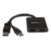 StarTech.com Splitter Multiplicador DP a 2 puertos DisplayPort - Hub MST