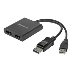 Alternative view of StarTech.com Splitter Multiplicador DP a 2 puertos DisplayPort - Hub MST