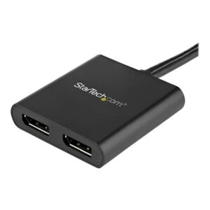 StarTech.com Splitter Multiplicador DP a 2 puertos DisplayPort - Hub MST