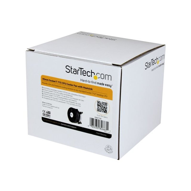 StarTech.com Ventilador Fan Disipador CPU Procesador Core 2 Duo Pentium 4 Socket 775 TX3 95mm StarTech.com Ventilador Fan Disipador CPU Procesador Core 2 Duo Pentium 4 Socket 775 TX3 95mm - Imagen 4