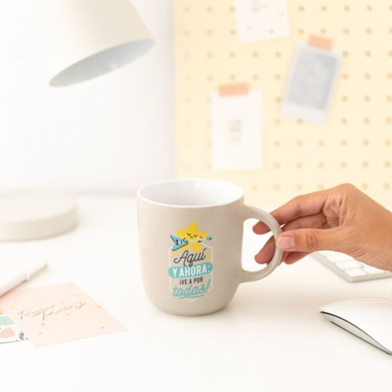 TAZA - AQUÍ Y AHORA: ¡VE A POR TODAS! MR.WONDERFUL WOA11292ES - Imagen 2