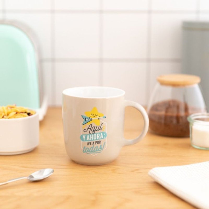 TAZA - AQUÍ Y AHORA: ¡VE A POR TODAS! MR.WONDERFUL WOA11292ES - Imagen 3