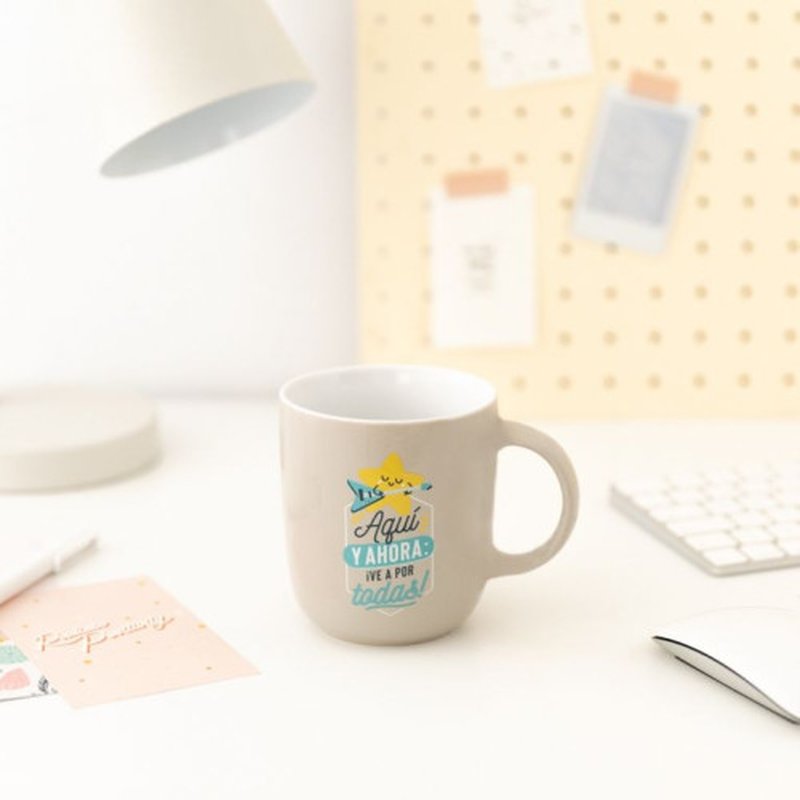 TAZA - AQUÍ Y AHORA: ¡VE A POR TODAS! MR.WONDERFUL WOA11292ES - Imagen 5