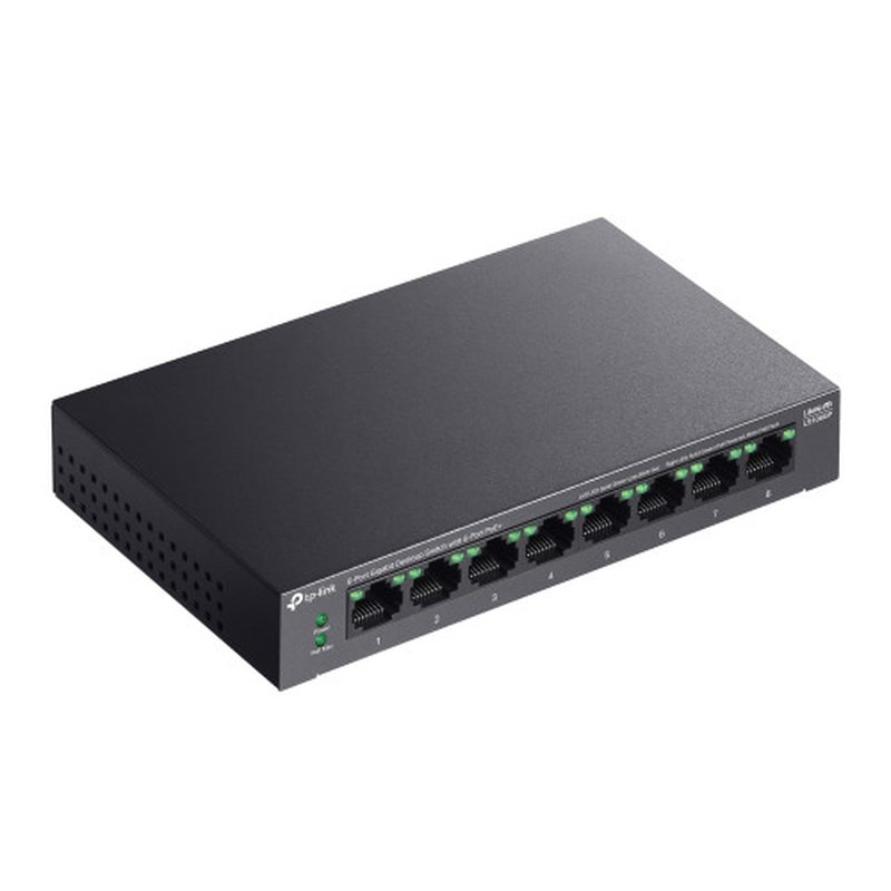TP-Link LiteWave LS108GP switch No administrado Gigabit Ethernet (10/100/1000) Energía sobre Ethernet (PoE) Negro - Imagen 4