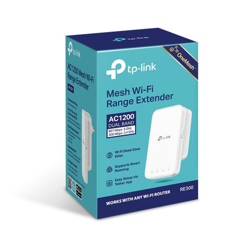 TP-Link RE300 ampliador de red Repetidor de red Blanco - Imagen 4