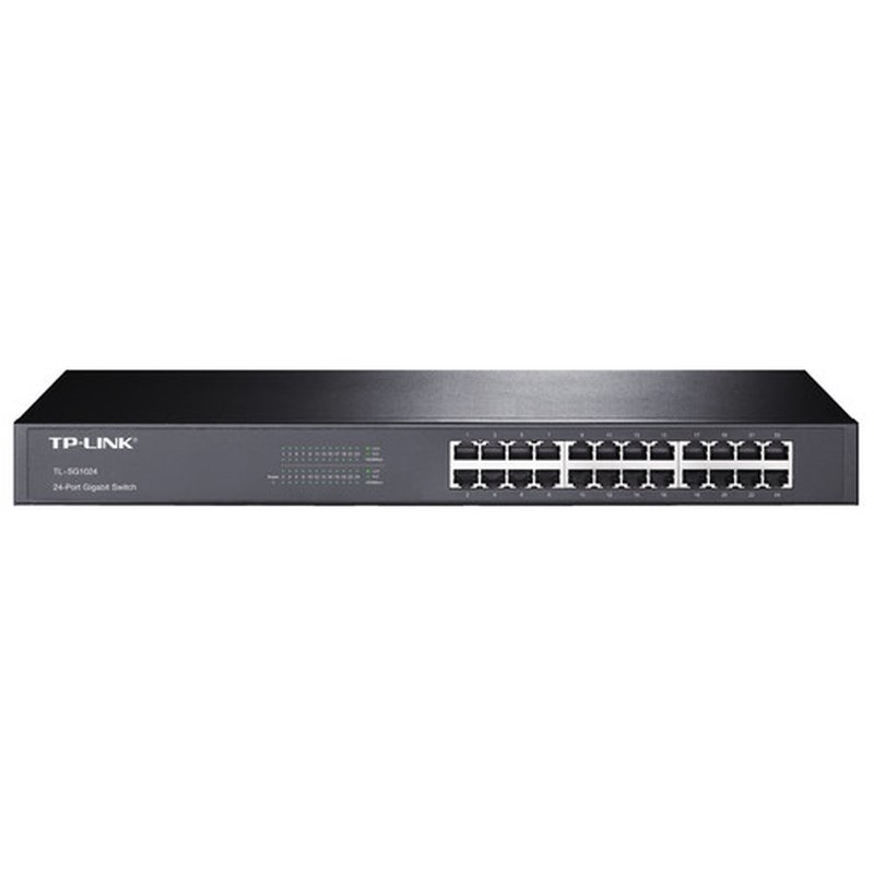 TP-Link TL-SG1024 switch No administrado L2 Gigabit Ethernet (10/100/1000) Negro TP-Link TL-SG1024 switch No administrado L2 Gigabit Ethernet (10/100/1000) Negro