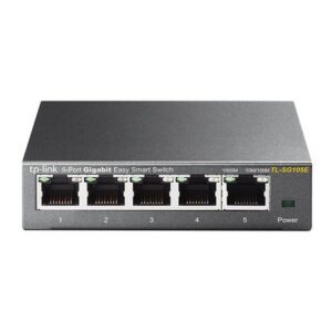 TP-Link TL-SG105E switch Gestionado L2 Gigabit Ethernet (10/100/1000) Negro