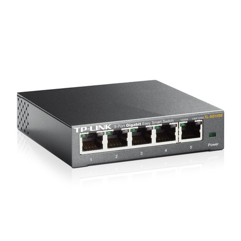 TP-Link TL-SG105E switch Gestionado L2 Gigabit Ethernet (10/100/1000) Negro - Imagen 3