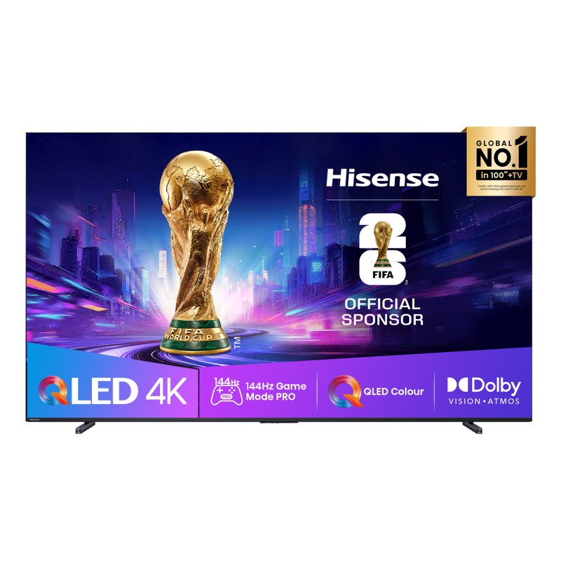 TV HISENSE 100E7Q PRO 100" 4K ULTRA HD SMART TV WIFI NEGRO