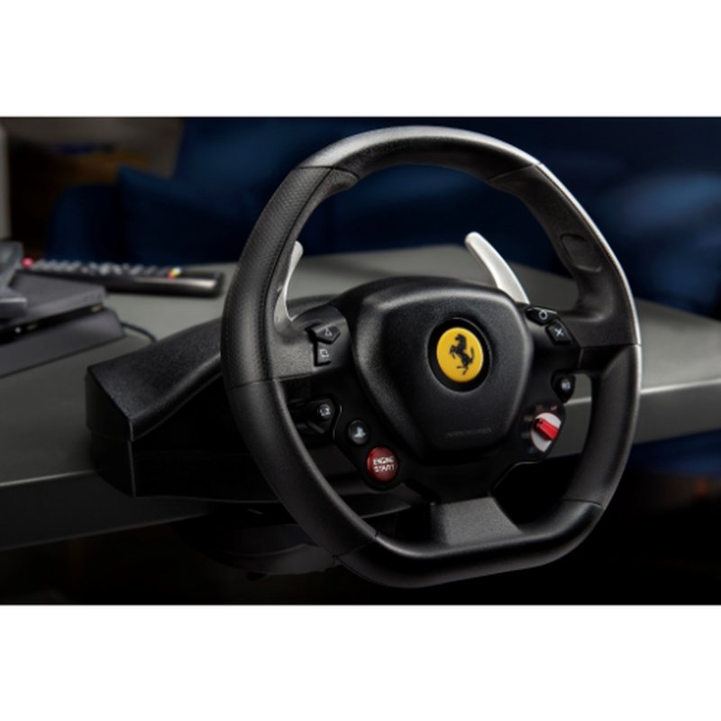 Thrustmaster T80 Ferrari 488 GTB Edition Negro Volante + Pedales Digital PlayStation 4 - Imagen 7