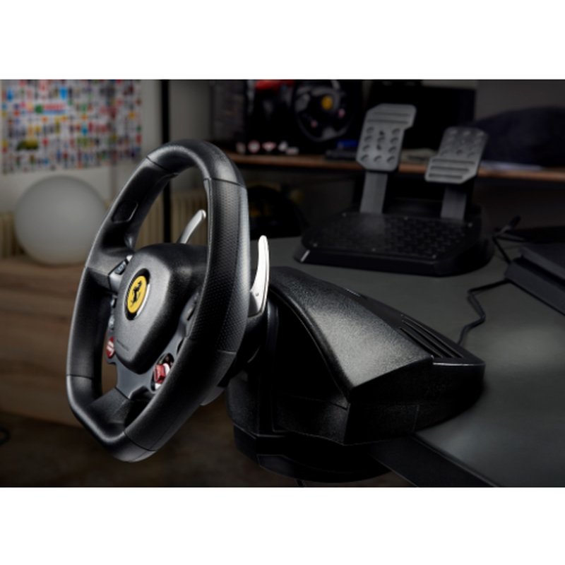 Thrustmaster T80 Ferrari 488 GTB Edition Negro Volante + Pedales Digital PlayStation 4 - Imagen 8