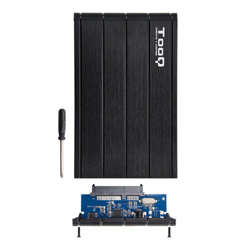 TooQ CAJA HDD 2.5" SATA A USB 2.0/USB 3.0 NEGRA TooQ CAJA HDD 2.5" SATA A USB 2.0/USB 3.0 NEGRA - Imagen 3
