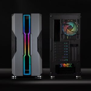 Alternative view of TooQ Caja Semitorre Gaming TQGCC103-B “NIGHTCITY” Negra