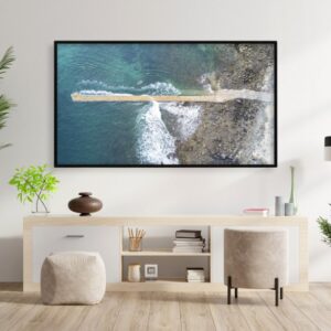 TooQ Soporte Giratorio e Inclinable para Monitor / TV LCD, Plasma de 23”- 55”, con Dos Pivotes, Negro