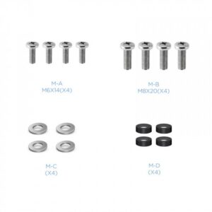 TooQ Soporte Giratorio e Inclinable para Monitor / TV LCD, Plasma de 23”- 55”, con Dos Pivotes, Negro