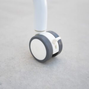 TooQ iLOVE Soporte de Suelo con Ruedas para Pantalla 49"-80", Blanco y Haya