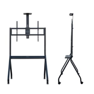 Alternative view of TooQ iStar Soporte de Suelo con Ruedas para Pantallas 55"- 100", Negro