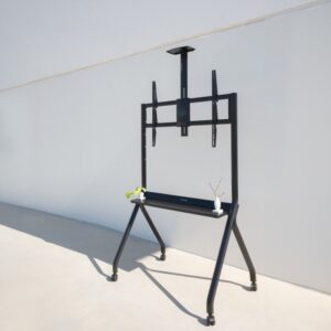 TooQ iStar Soporte de Suelo con Ruedas para Pantallas 55"- 100", Negro