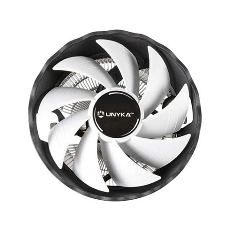 UNYKAch UK532022 sistema de refrigeración para ordenador Procesador Refrigerador de aire 12 cm Transparente, Negro, Gris 1 pieza(s)