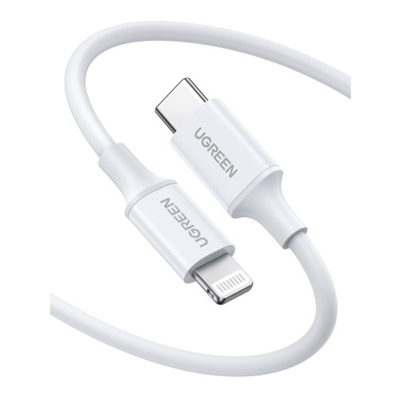 Ugreen 10493 cable de conector Lightning 1 m Blanco - Imagen 2