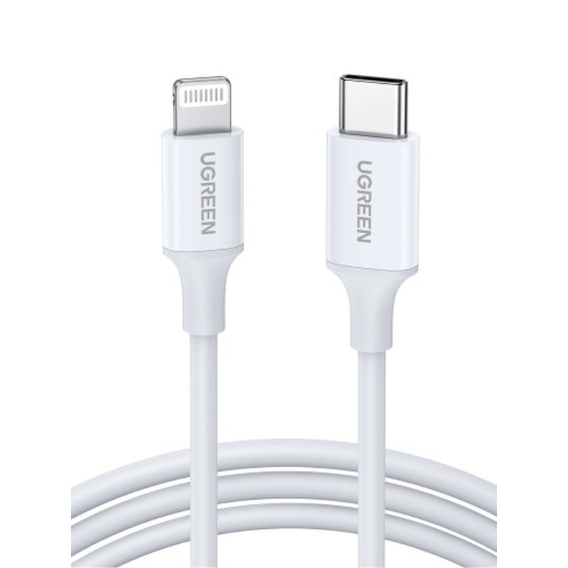 Ugreen 10493 cable de conector Lightning 1 m Blanco - Imagen 3