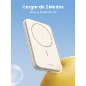 Ugreen 25207 batería externa 5000 mAh Cargador inalámbrico Negro