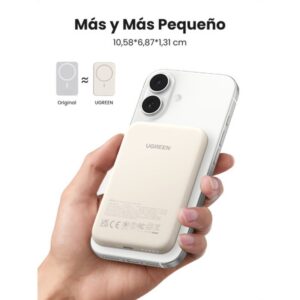 Ugreen 25207 batería externa 5000 mAh Cargador inalámbrico Negro